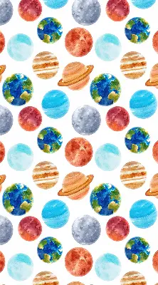 Estores de rolo para janela Planetas