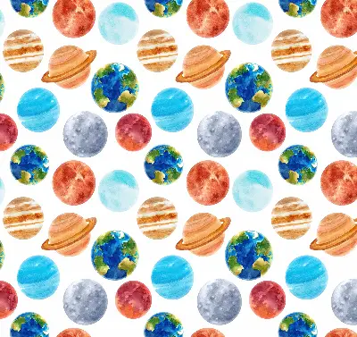 Estores de rolo para janela Planetas