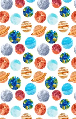 Estores de rolo para janela Planetas