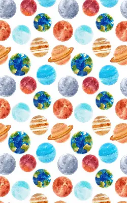 Estores de rolo para janela Planetas