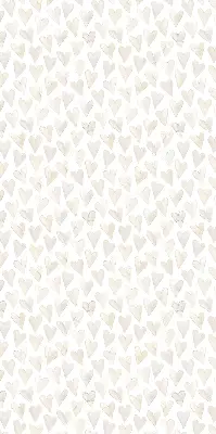 Estores de rolo interiores Corações bege