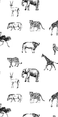 Estores de rolo para janela Animais