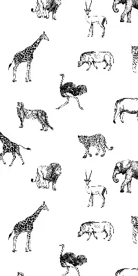 Estores de rolo para janela Animais