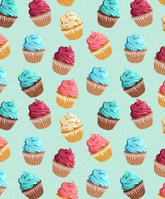 Estores de rolo interiores Cupcakes