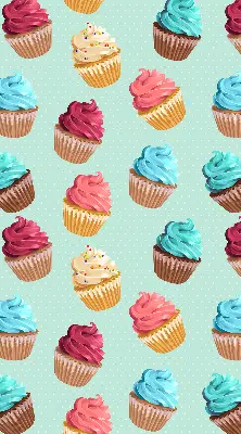 Estores de rolo interiores Cupcakes