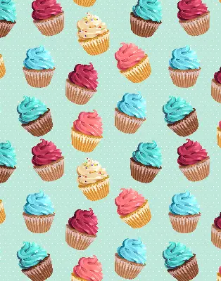 Estores de rolo interiores Cupcakes
