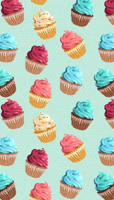 Estores de rolo interiores Cupcakes
