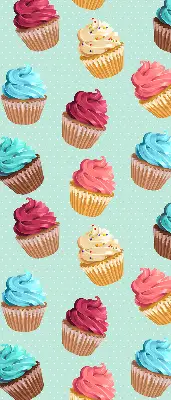 Estores de rolo interiores Cupcakes