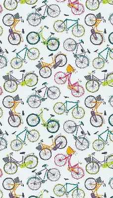Estores de rolo interiores para janela Bicicletas