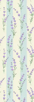Estores de rolo interiores para janela Flores roxas