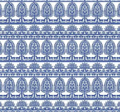 Estores de rolo para porta de varanda Padrão azul