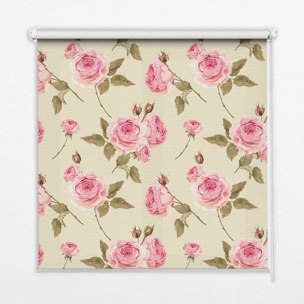 Estores de rolo interiores para janela Rosas