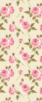 Estores de rolo interiores para janela Rosas