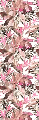 Estores de rolo interiores para janela Flores cor-de-rosa