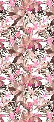 Estores de rolo interiores para janela Flores cor-de-rosa
