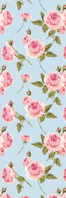 Estores de rolo para janela Rosas