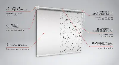 Estores de rolo interiores Constelações
