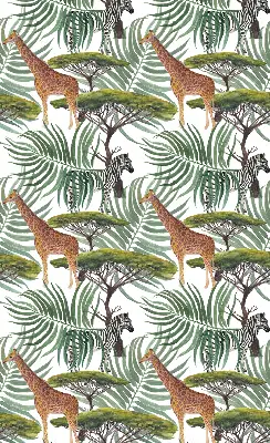 Estores de rolo interiores para janela Animais e árvores