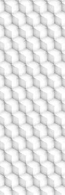 Estores de rolo para porta de varanda cubos 3D
