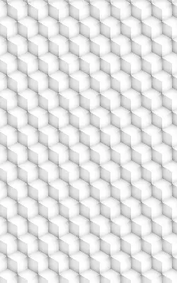 Estores de rolo para porta de varanda cubos 3D