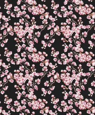 Estores de rolo para porta de varanda Flores da árvore