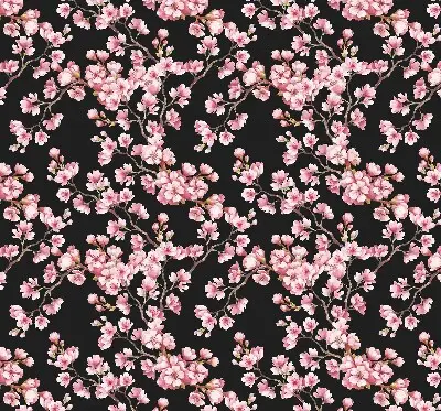 Estores de rolo para porta de varanda Flores da árvore