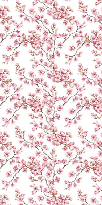Estores de rolo interiores para janela Lírio rosa