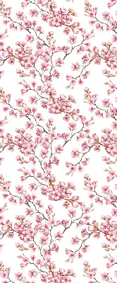 Estores de rolo interiores para janela Lírio rosa