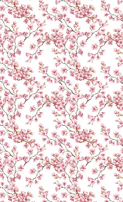 Estores de rolo interiores para janela Lírio rosa