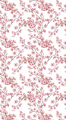 Estores de rolo interiores para janela Lírio rosa