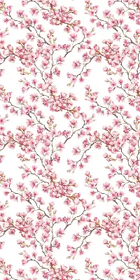 Estores de rolo interiores para janela Lírio rosa