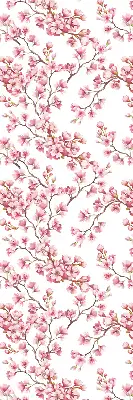 Estores de rolo interiores para janela Lírio rosa