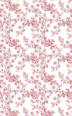 Estores de rolo interiores para janela Lírio rosa