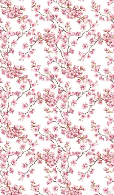 Estores de rolo interiores para janela Lírio rosa