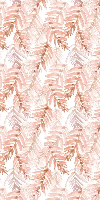 Estores de rolo para janela Folhas rosadas