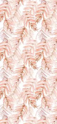 Estores de rolo para janela Folhas rosadas