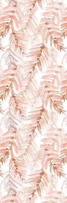 Estores de rolo para janela Folhas rosadas