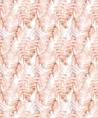 Estores de rolo para janela Folhas rosadas