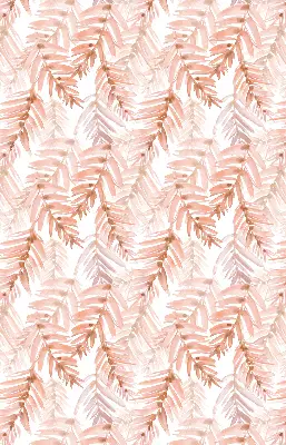 Estores de rolo para janela Folhas rosadas