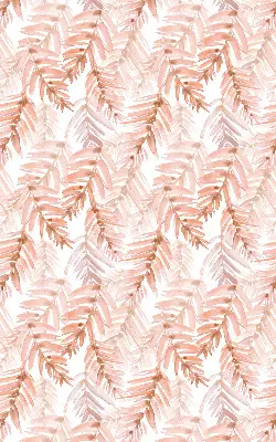 Estores de rolo para janela Folhas rosadas