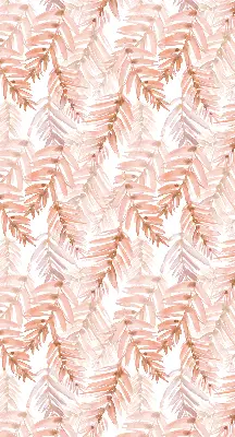 Estores de rolo para janela Folhas rosadas