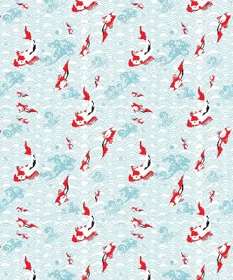 Estores de rolo interiores Peixes na água