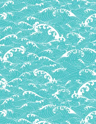 Estores de rolo para janela Ondas