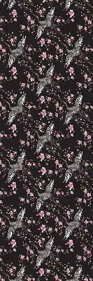 Estores de rolo interiores Garças e flores