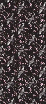 Estores de rolo interiores Garças e flores