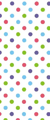 Estores de rolo interiores para janela Pontos coloridos