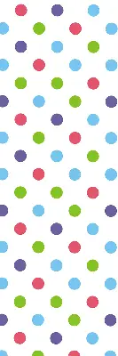 Estores de rolo interiores para janela Pontos coloridos