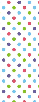 Estores de rolo interiores para janela Pontos coloridos