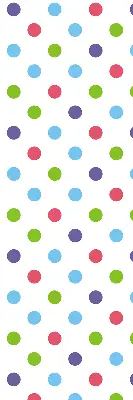 Estores de rolo interiores para janela Pontos coloridos