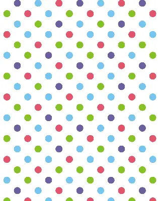 Estores de rolo interiores para janela Pontos coloridos